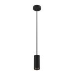 SLV Numinos Phase S Suspension Luminaire Aluminium Noir 10.42W 1020lm 24D - 930 Blanc Chaud | Meilleur Rendu Des Couleurs - Dimmable 