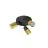 SLV Puri 2.0 Aluminium Spot Noir | Convient pour 3x GU10