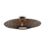 Good&Mojo Plafondlamp Kalimantan Bamboe Zwart L | Geschikt voor 1x E27 