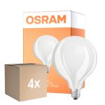 Voordeelpak 4x Osram Retrofit LED E27 Globe Filament Mat 11W 1521lm - 827 Zeer Warm Wit | Vervangt 100W