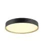 SLV Decona 42 Plafondlamp Aluminium Zwart Goud Rond 23W 2680lm - 930-940 CCT | IP44 - Beste Kleurweergave - Dimbaar 