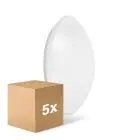 Voordeelpak 5x Ledvance LED Bulkhead Surface Circulair 350 Wit 18W 1440lm - 830 Warm Wit | 350mm - IP44 